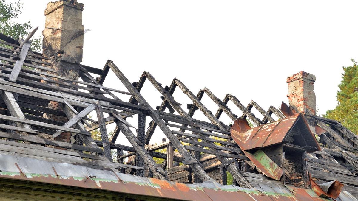 Brandschaden an Dachstuhl